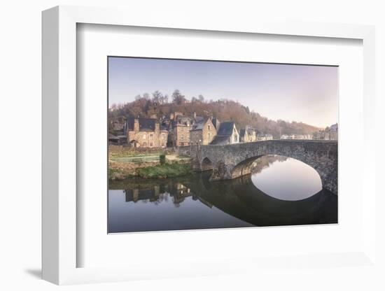 Dinan, the old bridge.-Philippe Manguin-Framed Photographic Print