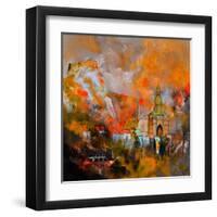 Dinant Belgium 88413-Pol Ledent-Framed Art Print