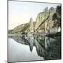 Dinant (Belgium), Bayard Rock and the Meuse River-Leon, Levy et Fils-Mounted Photographic Print