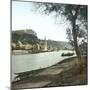 Dinant (Belgium), the Meuse River and the Castle-Leon, Levy et Fils-Mounted Photographic Print