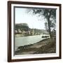 Dinant (Belgium), the Meuse River and the Castle-Leon, Levy et Fils-Framed Photographic Print