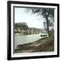 Dinant (Belgium), the Meuse River and the Castle-Leon, Levy et Fils-Framed Photographic Print