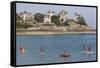 Dinard Bay, Brittany, France, Europe-Rolf Richardson-Framed Stretched Canvas