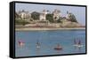 Dinard Bay, Brittany, France, Europe-Rolf Richardson-Framed Stretched Canvas