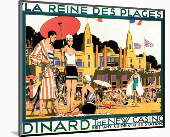 Dinard, La Reine Des Plages-Kenneth Shoesmith-Mounted Premium Giclee Print