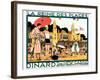Dinard, La Reine Des Plages-Kenneth Shoesmith-Framed Art Print