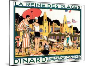 Dinard, La Reine Des Plages-Kenneth Shoesmith-Mounted Art Print
