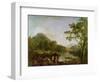 Dinas Bran from Llangollen, 1770-71-Richard Wilson-Framed Giclee Print