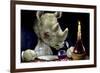 Dine-oceros-Will Bullas-Framed Giclee Print