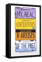 Dine Real Ancestors-Gregory Constantine-Framed Stretched Canvas