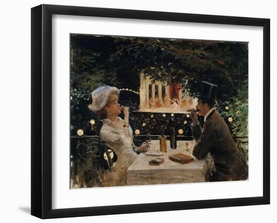 Diner aux Ambassadeurs-Jean Béraud-Framed Giclee Print