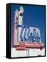 Diner Sign, Hollywood, Los Angeles, California, USA-Ethel Davies-Framed Stretched Canvas