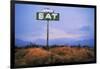 Diner Sign in Mojave Desert-Paul Souders-Framed Photographic Print