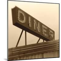 Diner Sign-Walter Robertson-Mounted Art Print