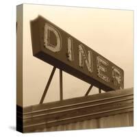Diner Sign-Walter Robertson-Stretched Canvas