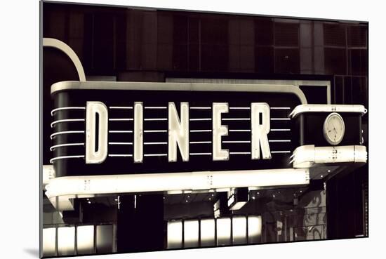 Diner-Susan Bryant-Mounted Premium Giclee Print