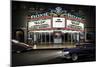 Diners and Cars I-null-Mounted Art Print