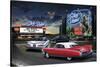 Diners and Cars IV-null-Stretched Canvas