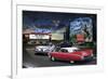 Diners and Cars IV-null-Framed Art Print