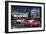 Diners and Cars IV-null-Framed Premium Giclee Print