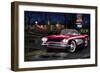 Diners and Cars V-null-Framed Premium Giclee Print