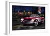 Diners and Cars V-null-Framed Premium Giclee Print