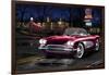 Diners and Cars V-null-Framed Art Print