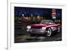 Diners and Cars V-null-Framed Art Print