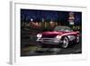 Diners and Cars V-null-Framed Art Print