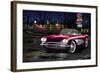 Diners and Cars V-null-Framed Art Print