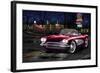 Diners and Cars V-null-Framed Art Print