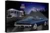 Diners and Cars VI-null-Stretched Canvas