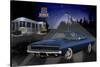 Diners and Cars VI-null-Stretched Canvas