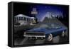 Diners and Cars VI-null-Framed Stretched Canvas