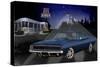 Diners and Cars VI-null-Stretched Canvas