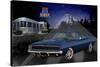 Diners and Cars VI-null-Stretched Canvas