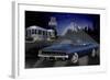 Diners and Cars VI-null-Framed Art Print