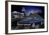 Diners and Cars VI-null-Framed Art Print