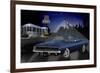 Diners and Cars VI-null-Framed Art Print