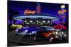 Diners and Cars VII-null-Stretched Canvas