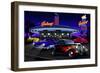 Diners and Cars VII-null-Framed Art Print