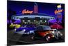 Diners and Cars VII-null-Mounted Art Print