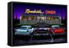 Diners and Cars VIII-null-Framed Stretched Canvas