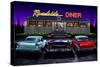 Diners and Cars VIII-null-Stretched Canvas