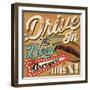 Diners and Drive Ins I-Pela Design-Framed Art Print