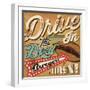 Diners and Drive Ins I-Pela Design-Framed Art Print