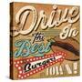 Diners and Drive Ins I-Pela Design-Stretched Canvas