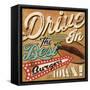 Diners and Drive Ins I-Pela Design-Framed Stretched Canvas