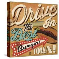 Diners and Drive Ins I-Pela Design-Stretched Canvas