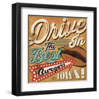 Diners and Drive Ins I-Pela Design-Framed Art Print